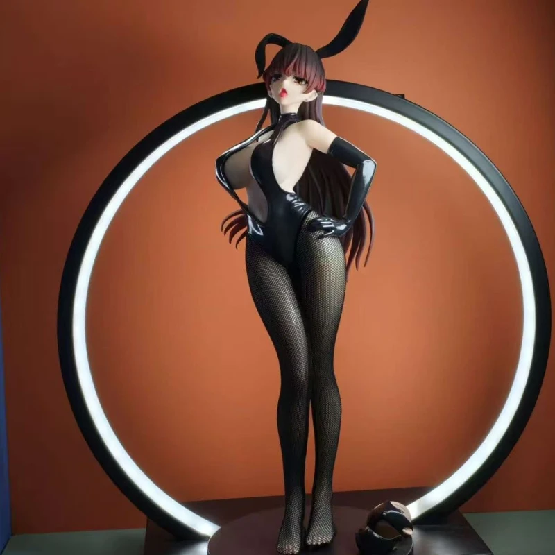

Sexy and charming female doll Black Silk Handmade Rabbit Girl Anime around animation figure gift toy bookshelf ornament model