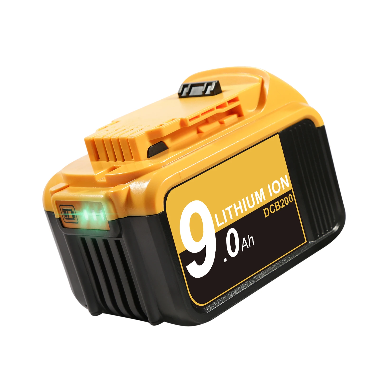 10000MAH For Dewalt DCB200 20V 6.0ah/9.0ah/10.0ah Replacement Battery Compatible with For Dewalt 18V/20V Tools Battery+charger