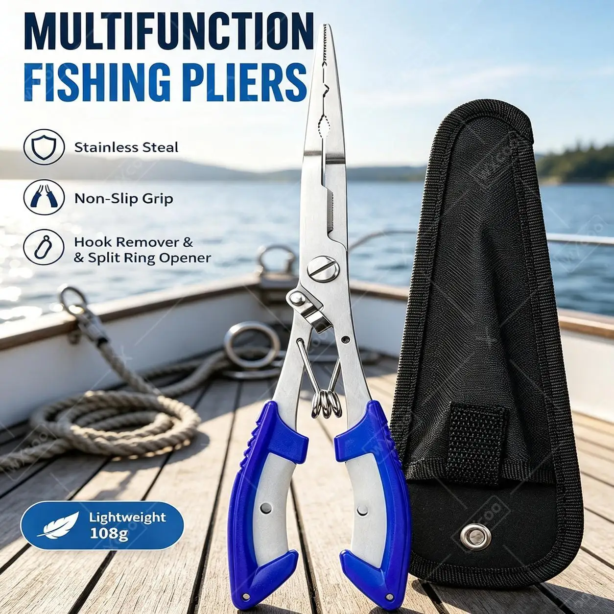 Wielofunkcyjny zestaw narzędzi – Saltwater Fishing Hook recenzja i cena