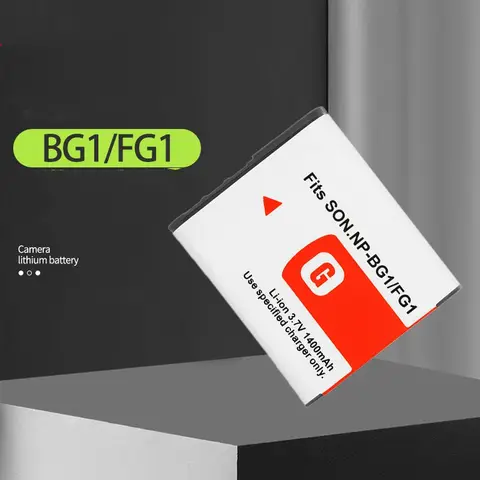 1400mAh NP-BG1 NP-FG1 NP BG1 FG1 Camera Battery For Sony DSC-W100 DSC-WX1 DSC-H50 DSC-H55 DSC-H3 DSC-H7  or USB Charger