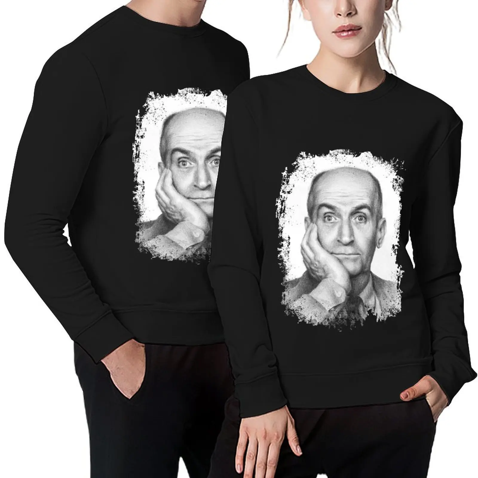 

Sad Louis de Funes Pullover fashion men men wear autumn clothes men's sweat-shirt new sweatshirt