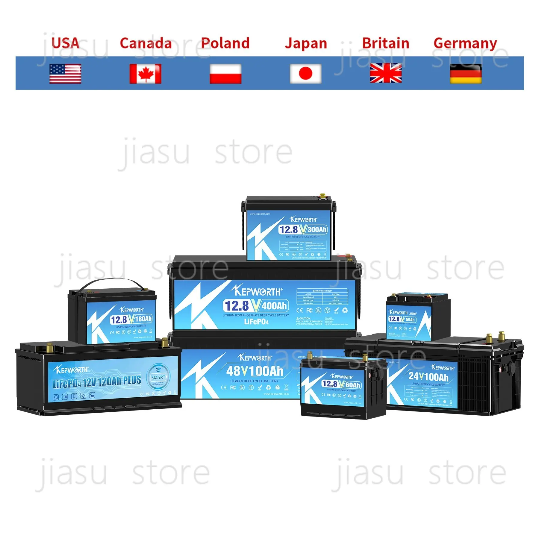 Lifepo4 Battery 12v 100Ah 120Ah 180AH 200Ah 300Ah in Stock in Europe/ USA/Canada/UK Kepworth 300ah Lifepo4 Battery Pack - view 2