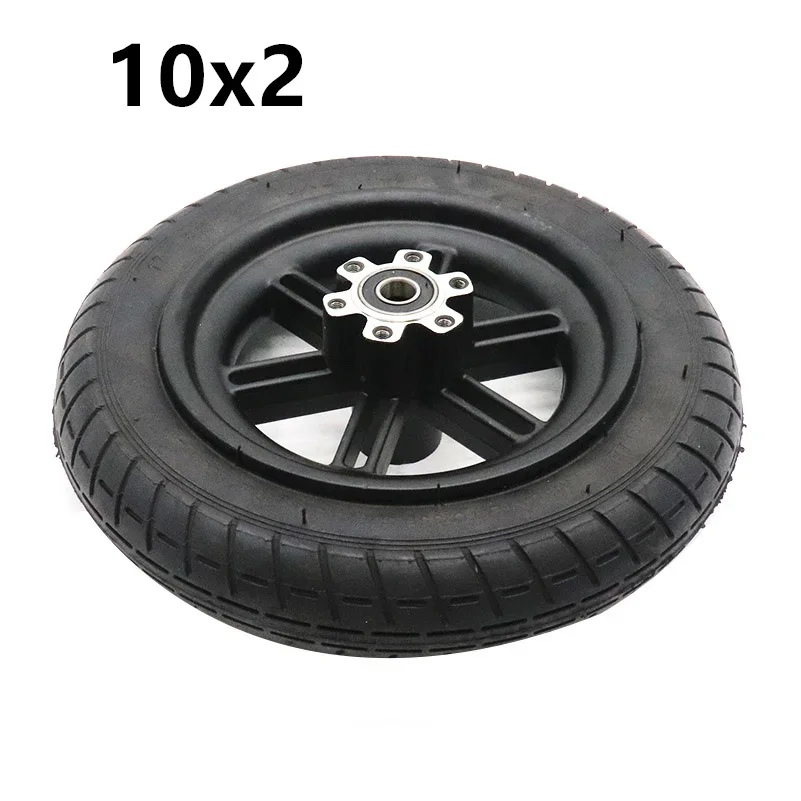 10 Inches Updated Tires for Xiaomi MiJia M365 E-Scooter Rear Wheels Tire 5 / 6 Holes Disc Brake Scooter Thicken Inflation Wheels