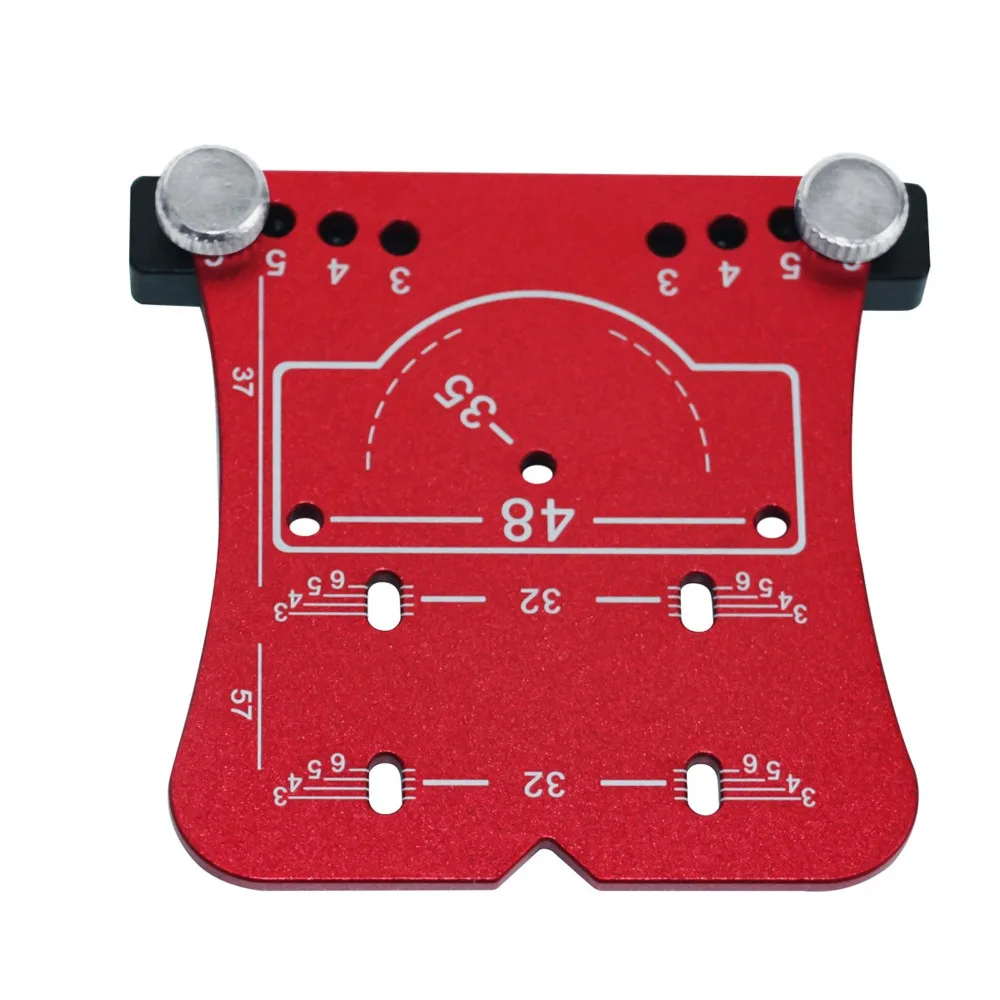 35mm Hinge Positioning Template With Drill Bit Limiting Frame Cabinet Door Jig Drill Hole Locator Woodworking Hinge Opener