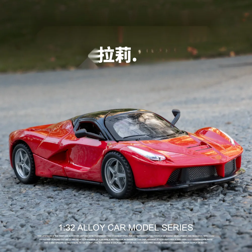 1:32 Alloy Sports Car Model Diecasts & Toy Racing Vehicles Metal Car Model Simulation Sound Light Gift