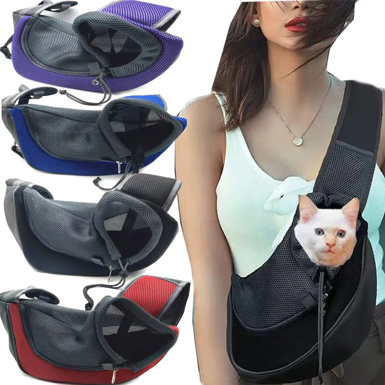 Pet cat Carrier Bag Carrier For cats Backpack Out Double Shoulder Portable Travel Backpack Outdoor cat Carrier Bag Travel Set