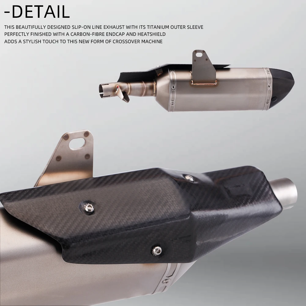 

High Performance Complete Motorcycle Exhaust System, modified link pipe silencer for X-ADV 750 X ADV750 2017-2022