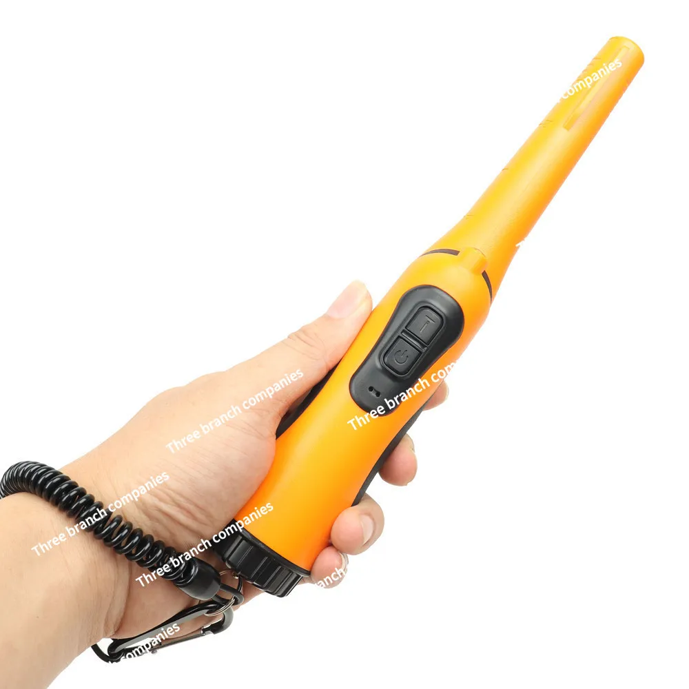 Waterproof handheld metal detector positioning stick underwater 5-10 meters/15-30 feet LED flashlight