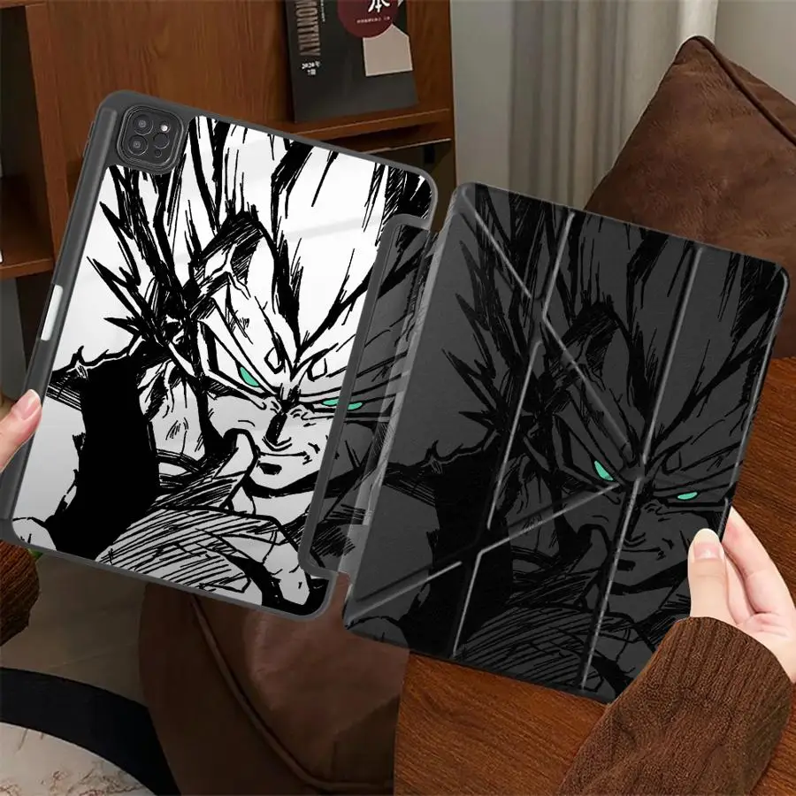 

Dragon Ball Vegeta Art Tablet Case For iPad Pro 11th 10th 9th 8th 7th 12.9inch Mini 6 7 2025 Air 4 5 M3 M2 1 2 M4 11inch