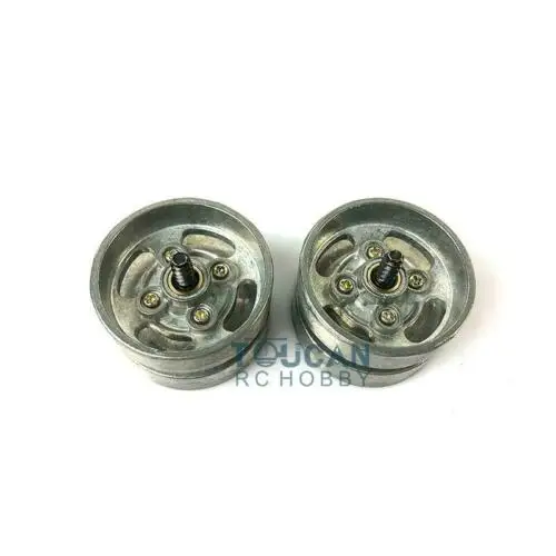 One Pair HENG LONG 1/16 Leopard2A6 RC Tank 3889 Metal Idler Wheels TH00431-SMT4