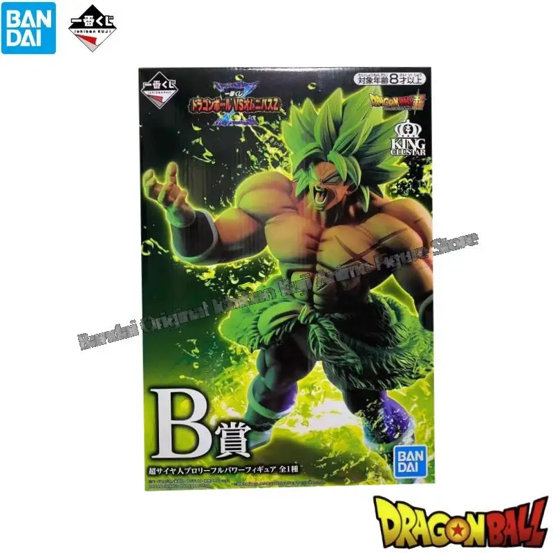 Auf Lager Bandai Original Box Garage Kit Modell Dragon Ball Broly Ichiban Kuji Anime Charaktere Sammeln Action Figur Statue