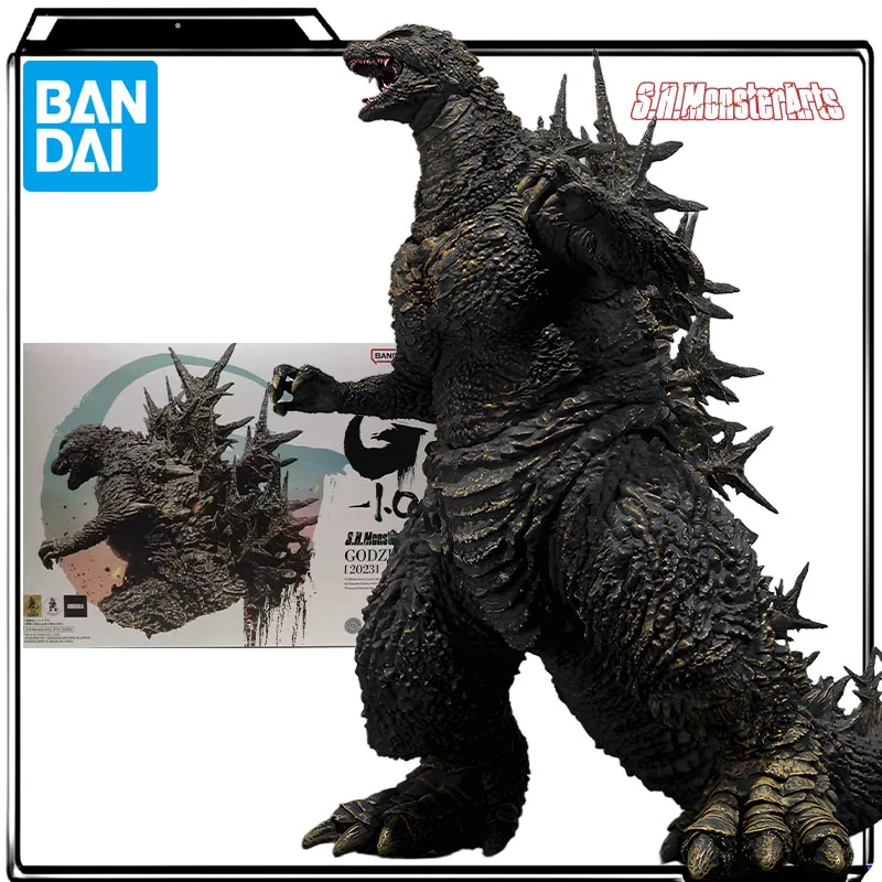 

BANDAI Original S.H.MonsterArts GODZILLA 2023 16CM Anime Action Figures Toys for Boys Christmas Gift Collectible Model Ornaments