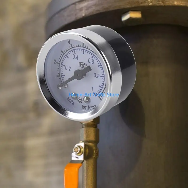 Y3NA Low Pressure Gauge Ranges  0-1.0MPa/0-10kgf/cm² Double Scales Back Mount Gauge