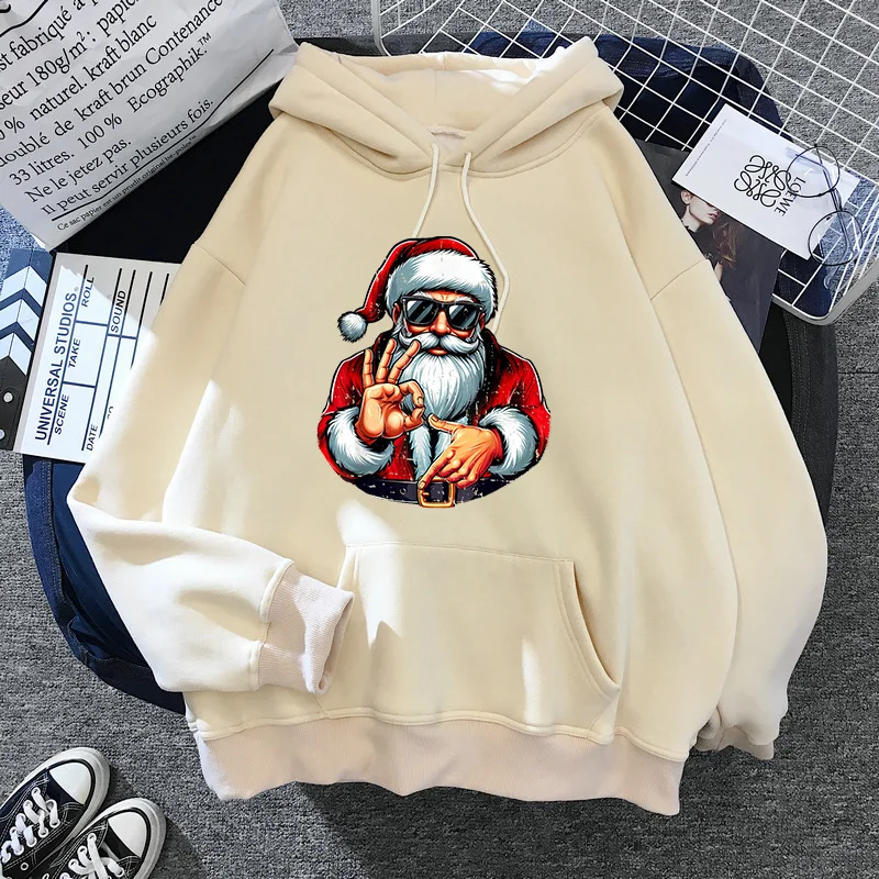 Christmas Santa 67 Six Seven Print Casual Hoodies Autunm Winter Women's Hooded Clothes Graphic Sweatshirts 90s Y2k Streetwear