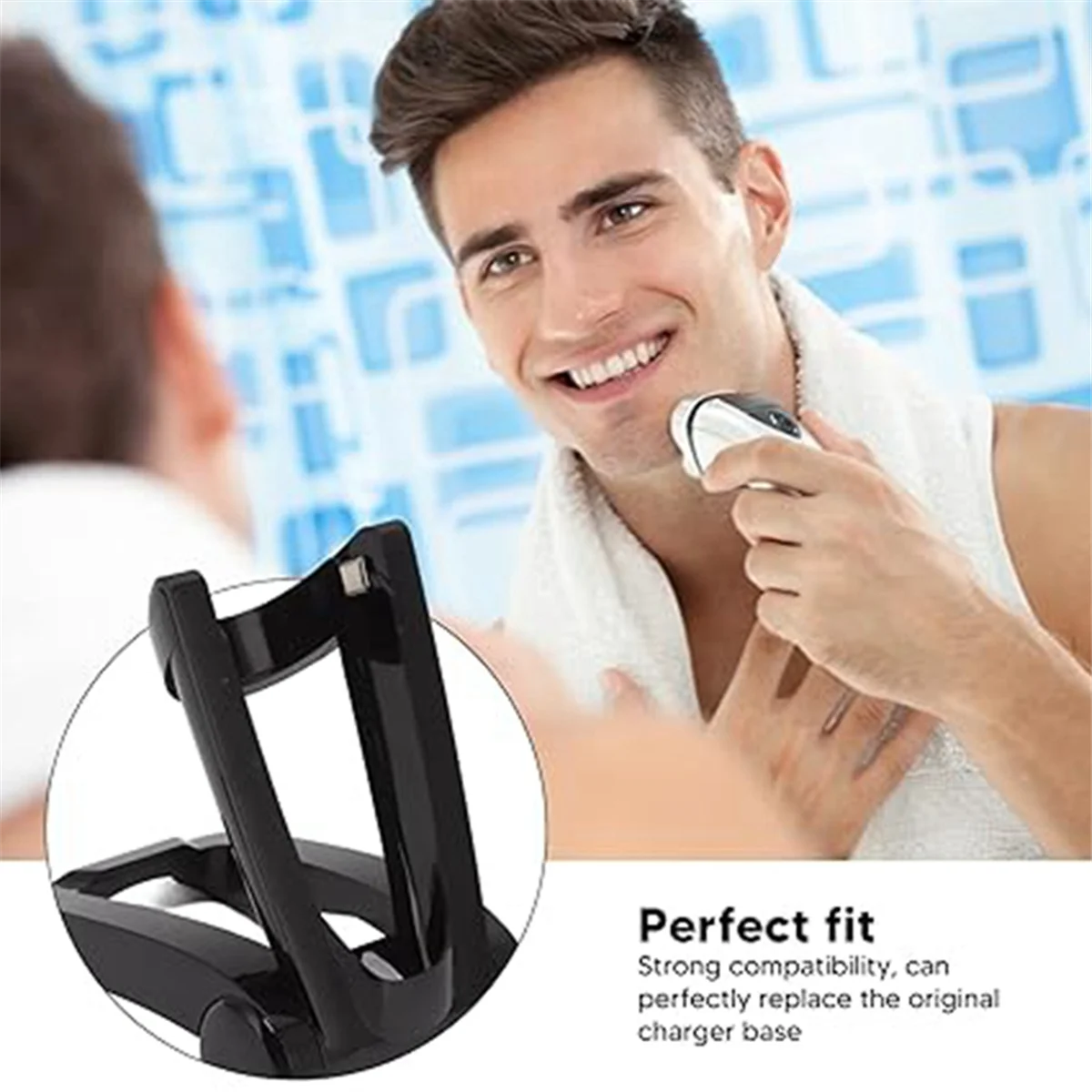 HOT Suitable for Philips Shaver RQ12 Charger Base RQ1251/1250/1280/1260 Accessories Shaver Foldable Stand 1 Pack