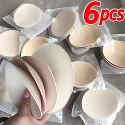 6PCS Soft Bra Pads Inserts Removable Bra Pad for Women Breast Push Up Enhancer Bra Pad Sports Bras Cups Insert Bikini Swimsuit