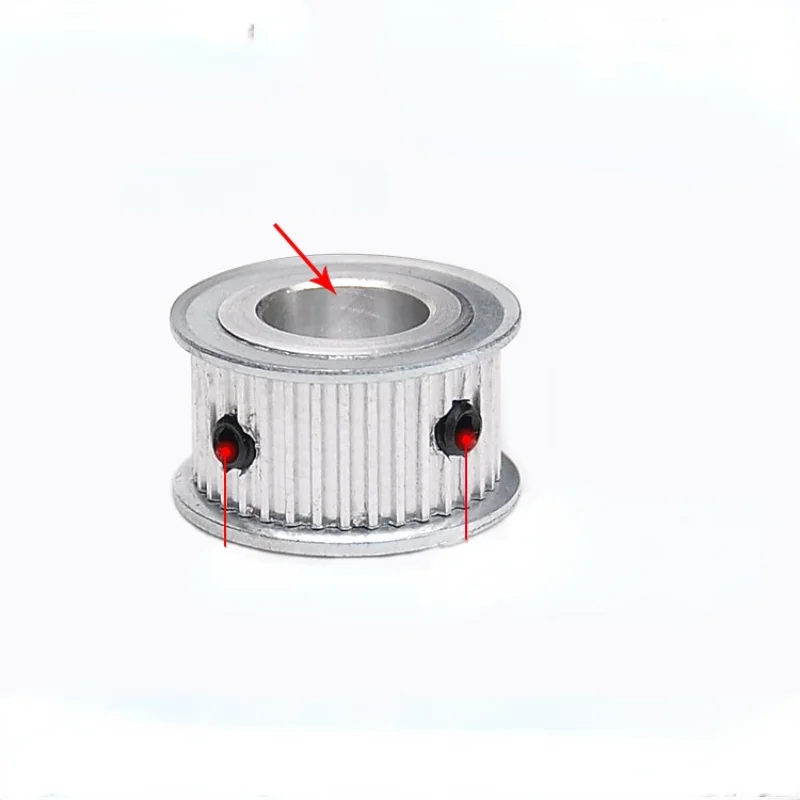 Two-Side Flat MXL 38 Teeth Synchronous Belt Pulley Slot Width 6/10mm Inner Hole 4/5/6/6.35/7/8/10/12/12.7/14/15mm