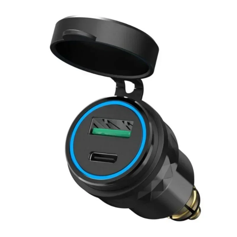 

1pc for BMW Ducati Triumph Motorcycle Adapter for Motorcycle Charger Dual USB Charger Plug Socket NEW Car Socket and Adapter