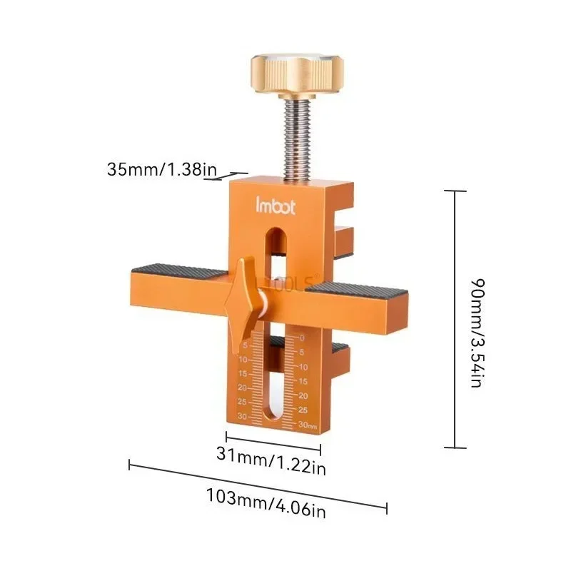 Imagem -06 - Braçadeira de Montagem Ajustável Rápida para Porta de Armário Braçadeira de Posicionamento Rápido para Porta de Armário 740 mm Gabarito de Montagem de Liga de Alumínio