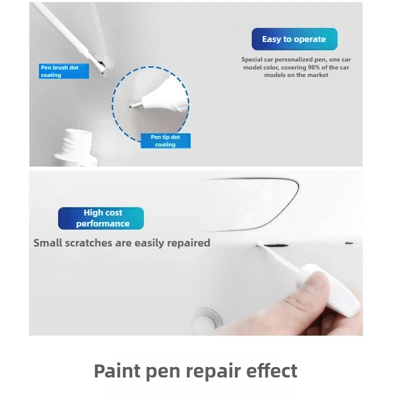 لشيري شيري جيتور X70 إزالة الخدوش وإصلاح الطلاء القلم عملية المصنع اللون مطابقة أداة إصلاح طلاء السيارات الأزرق #4