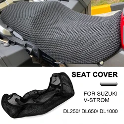 3D Breathable Seat Cover Motorcycle Anti-Slip Cushion Seat Cover For Suzuki V-Strom V Strom DL650 DL1000 DL250 DL 650