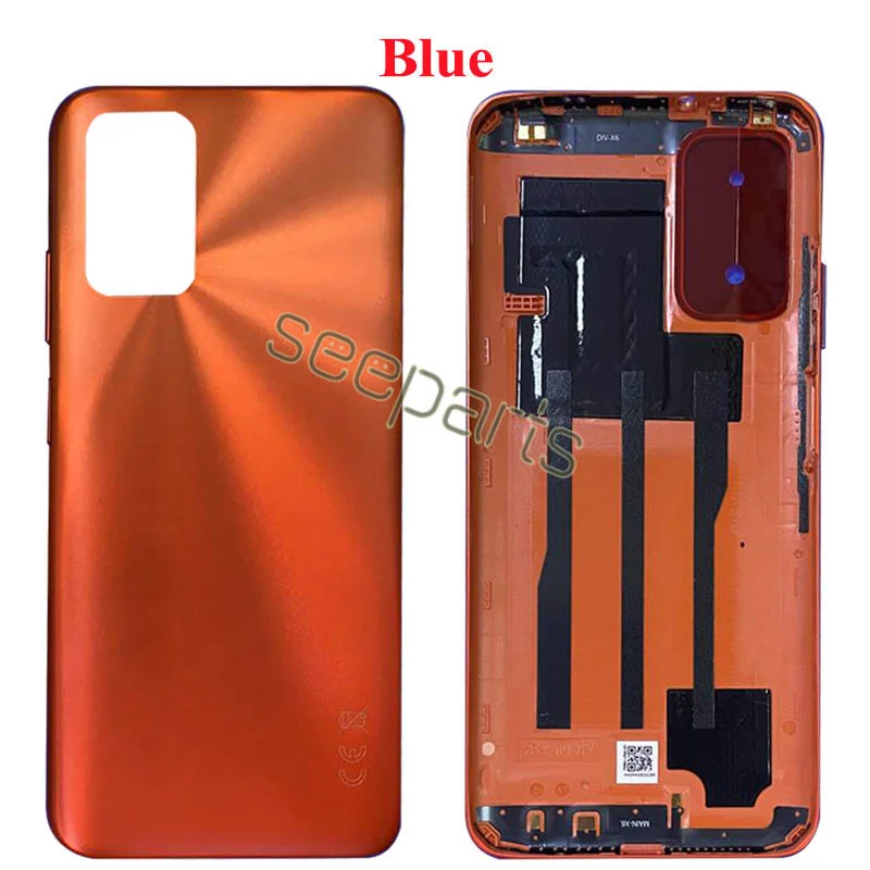 Penutup Belakang 6.53 "untuk Xiaomi Redmi 9T Penutup Baterai Penutup Belakang Panel Kaca Belakang Casing Perumahan untuk Redmi 9T Penutup Belakang