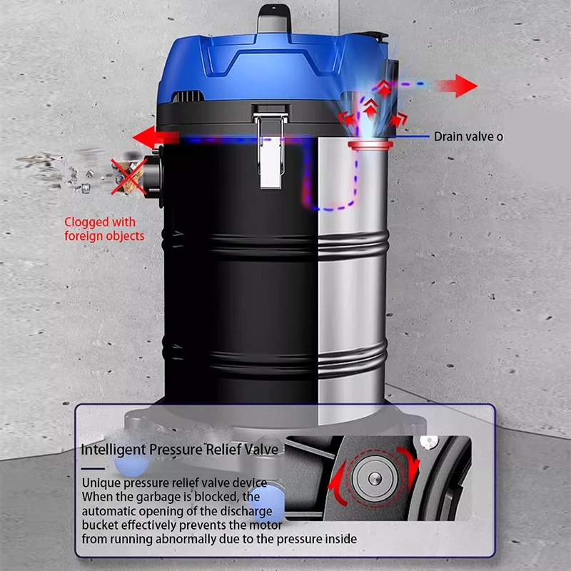 Мощный пылесос для влажной и сухой уборки с сильным всасыванием, портативный автомобильный пылесос для украшения дома, чистка