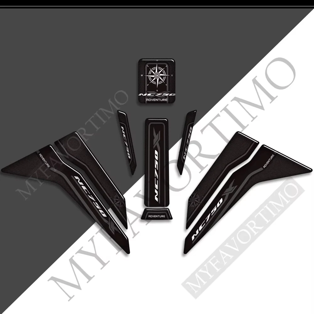 لهوندا NC 750X NC750X 2021 2022 دراجة نارية حامي خزان الوسادة TankPad الوقود النفط عدة الركبة ملصقات الشارات عدة