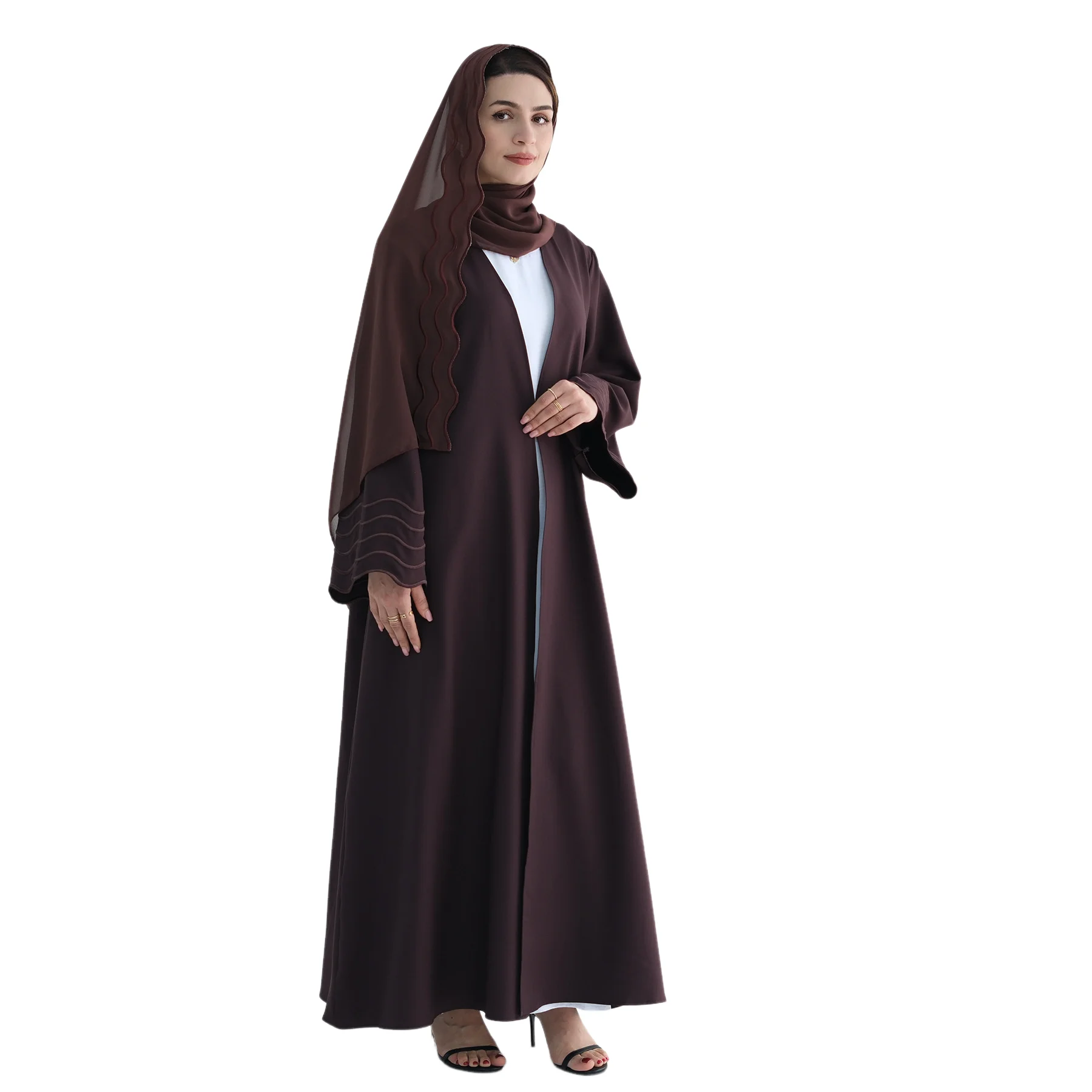 

Muslim Fashion Hijab Dubai Abaya Long Dresses Women Open Kimono Islam Clothing Abaya African Dresses For Women Musulman Djellaba