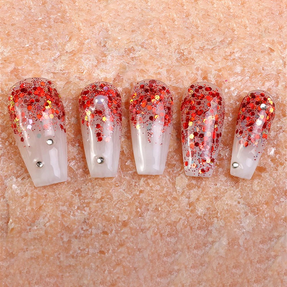 Duidelijk Populaire Nail Art Pailletten Langdurige Gladde Glitter Pailletten Ijs Door All-Match Temperament Nail Art Accessoires