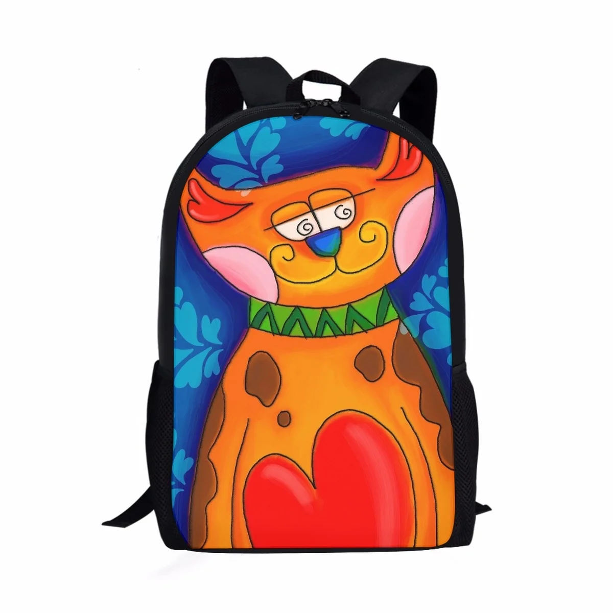 

Cute Cat Classic 3D Print Backpack For Girls Boys Large-Capacity High School Girls Bookbag Teen School Backpacks Laptop Bag