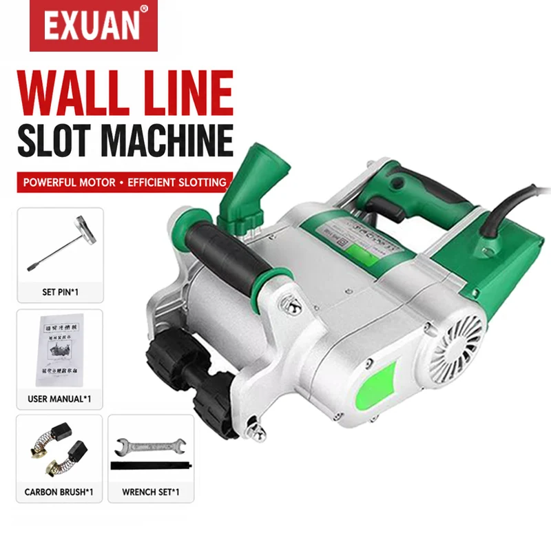 25/35MM Electric Wall Chaser Machine Concrete Wall Grooving Cutter Slot Cutting Tool For Plumbing Electrical Installation Cable