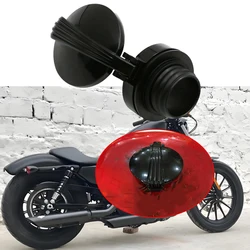Tapa de tanque de combustible de motocicleta, cubierta para Harley Road King Dyna Softail Sportster XL883 1200X48