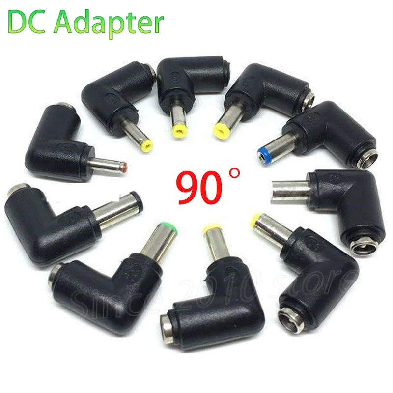 

Cltgxdd 2PCS DC Round Mouth Power Conversion Head 5.5*2.1 Female To 3.5*1.35/4.0*1.7/4.8*1.7/5.5*2.1/5.5*2.5mm Elbow 90 Degrees