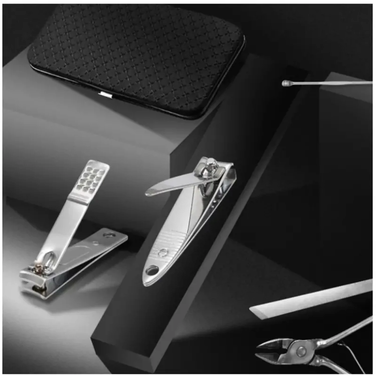 19-in-1 roestvrijstalen manicure-pedicureset voor voetverzorging