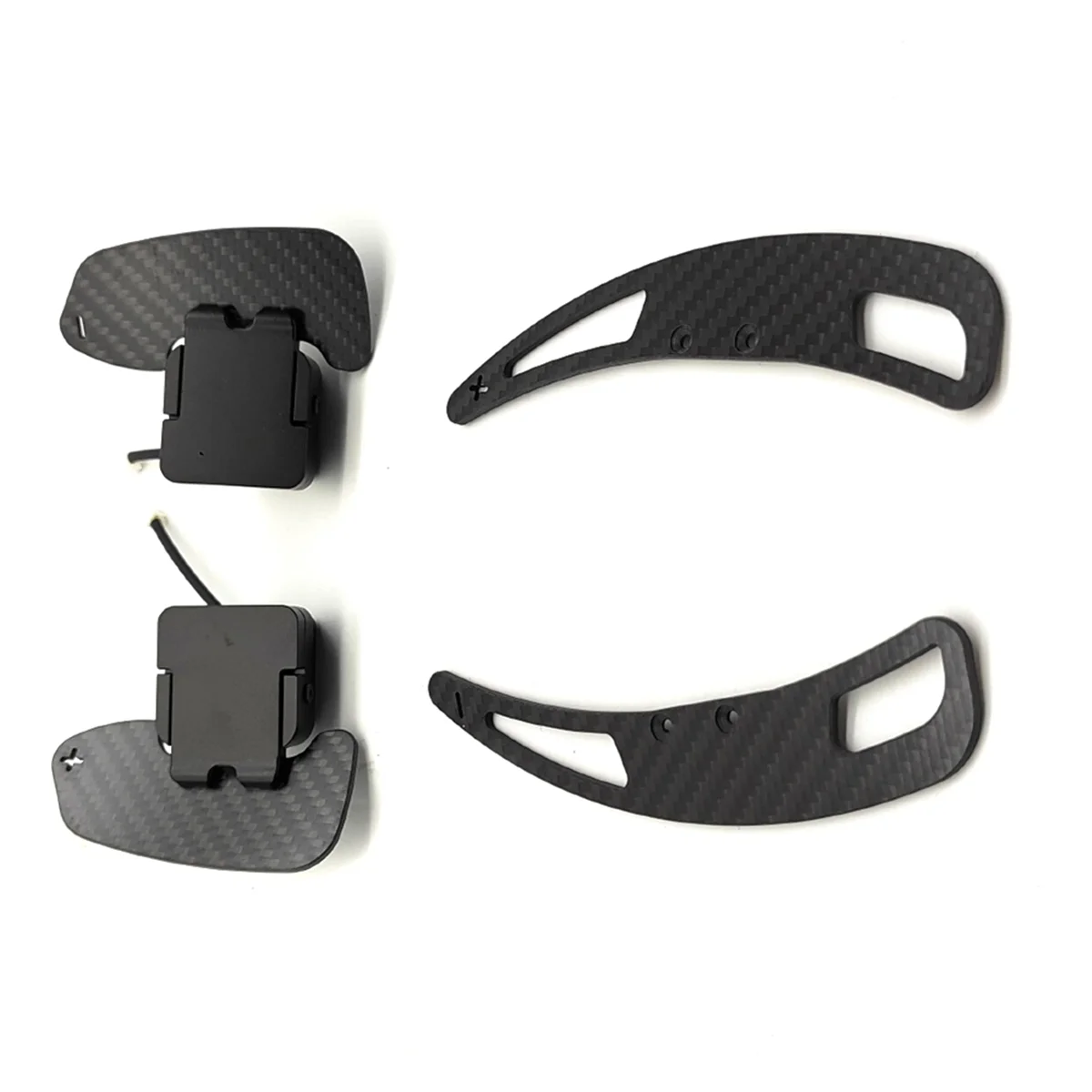 Real Carbon Fiber Magnetic Steering Wheel Shift Paddles for A3 B9/B9 PA A4 A5 S3 S4 S5 RS3 RS4 RS5 TTRS