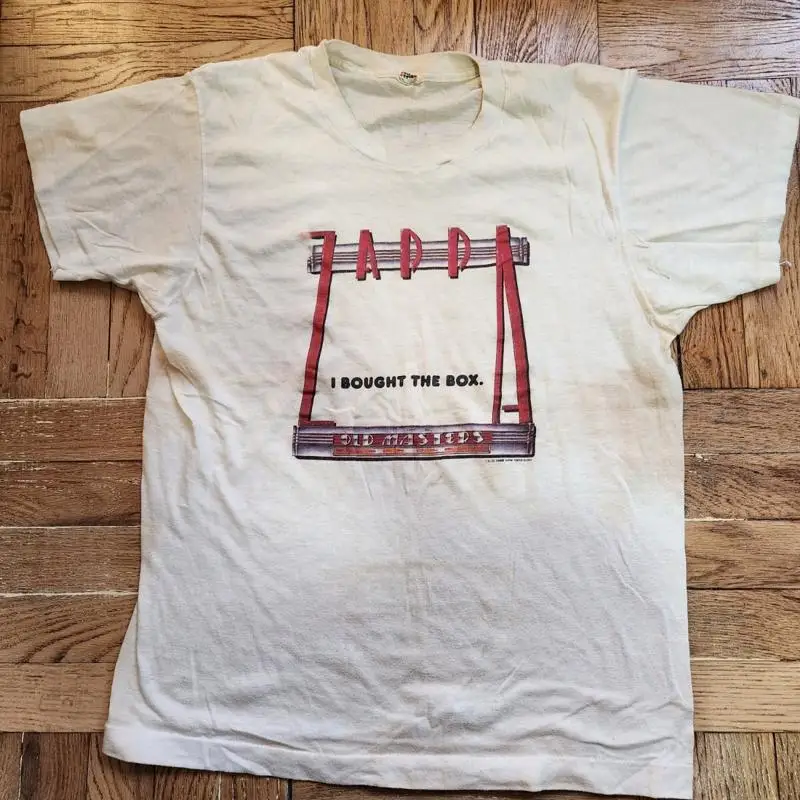 Frank Zappa compró la caja 1985 camiseta Vintage grande