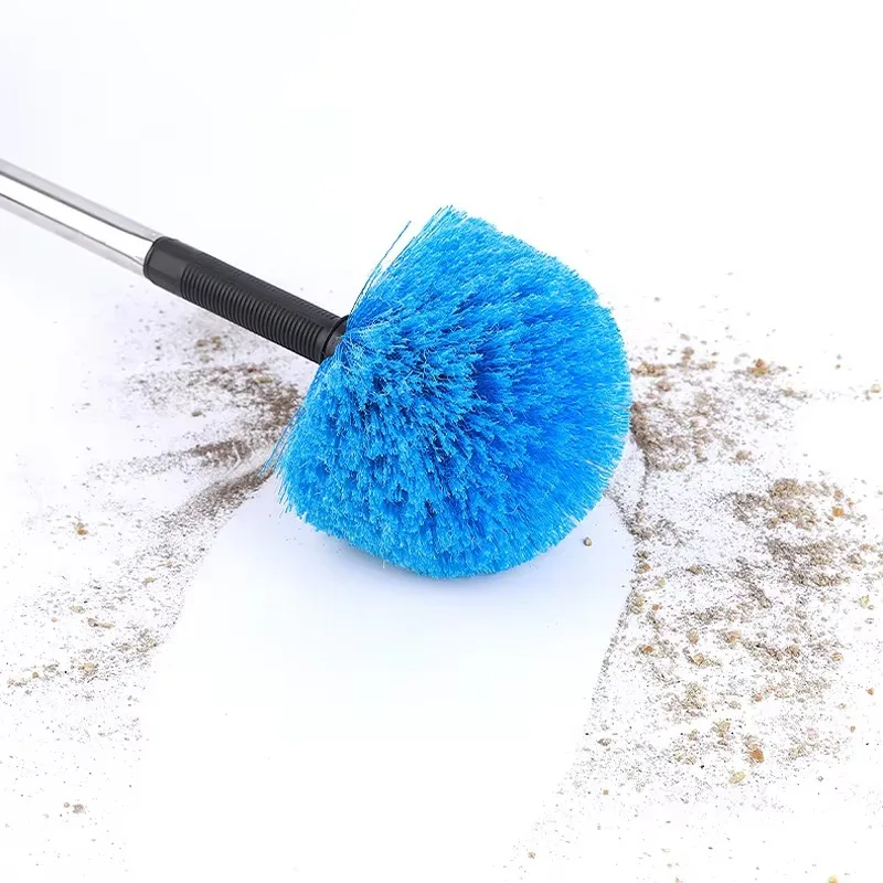 Retractable Aluminum Extension Retractable Household Cleaning Rod Rod Removable Spider Spider Web Brush