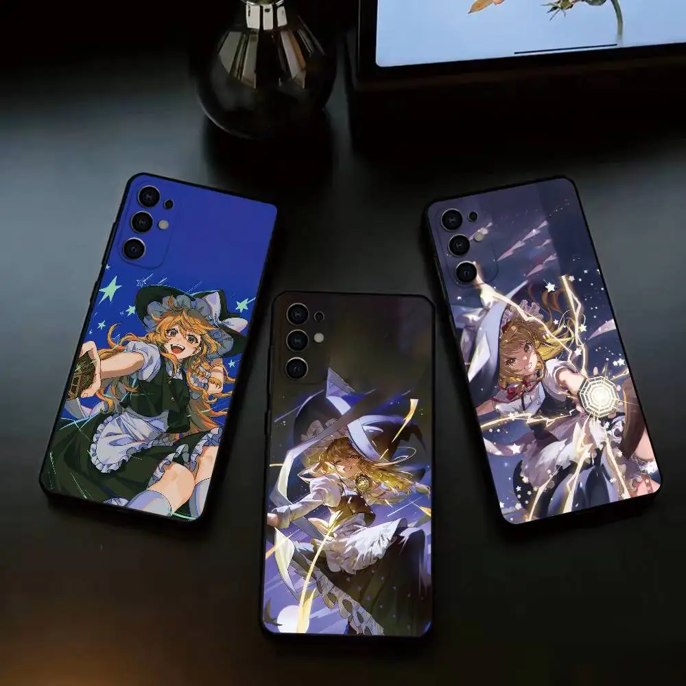 Touhou Project Marisa Kirisame gift Phone Case For Samsung S26,S25,S24,S23,S22,S21,S30,Ultra,Plus,Fe,Lite,Note,10,Black Cover