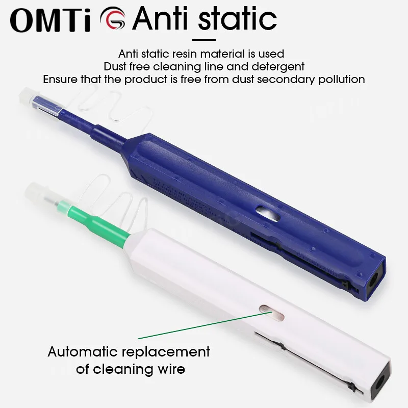 

Free Shipping Wholesale 2.5Mm(Sc/St/Fc/E2000) Optic Pen 1.25Mm(Lc/Mu) FTTH One-Click Cleaning Fiber Cleaner Tools