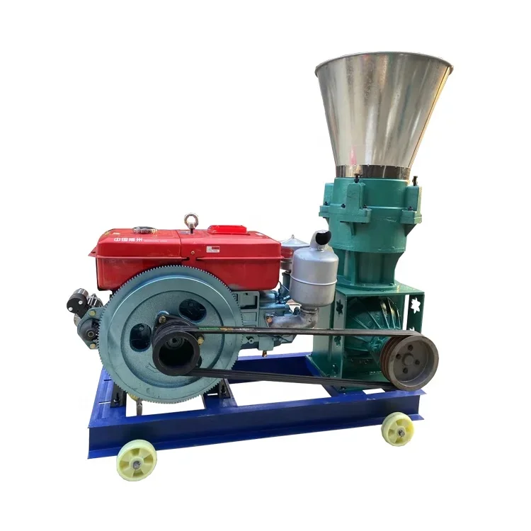 

Feeds Grass Pellet Making Machine Diesel Cattle Pelletizer Machine Wooden Case Metal for Animal Provided Poultry Farm 320 JH125A