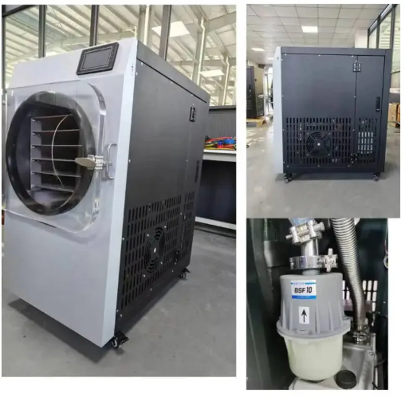 Factory Sales Easy Operation Automatic Flower Vegetable Fruit Pet Food Commercial Vacuum Freeze Dryer