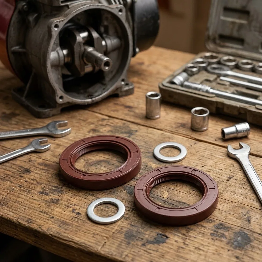 For Engine Maintenance 35X52X8mm Oil Seal Kit High Wear Resistance Long-lasting Performance Hassle-free Installation