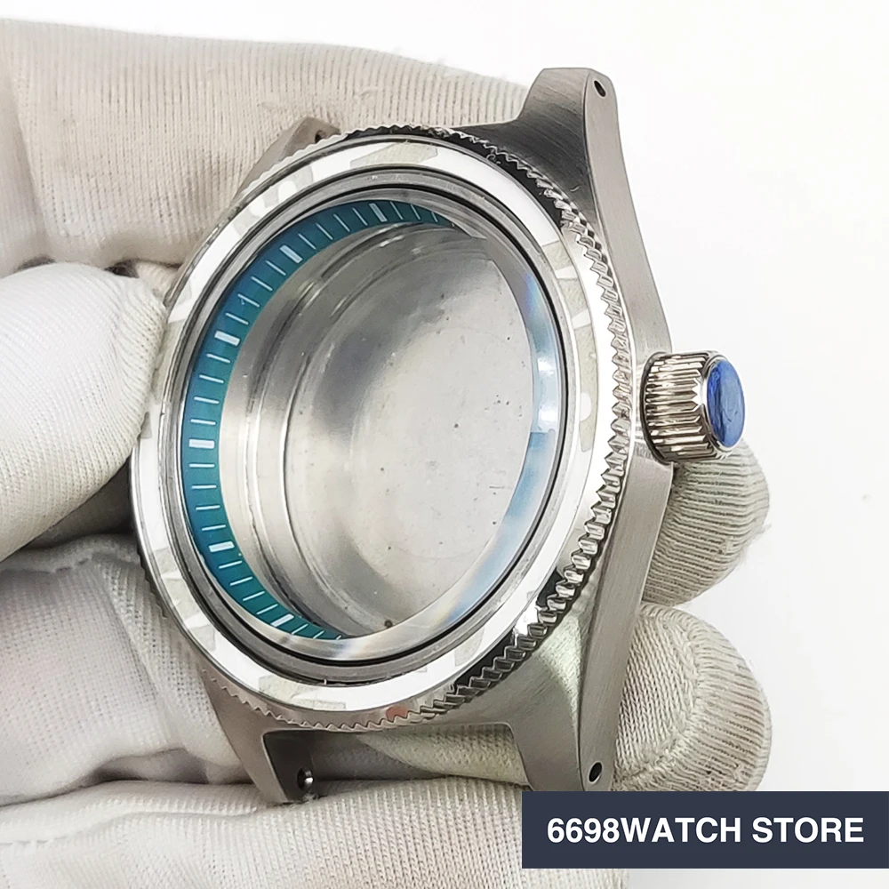 Water Resistant Case 40mm Screw Lock High Quality Stainless Steel Case Sapphire Crystal Fit Japan nh35 nh36 Movement image 4