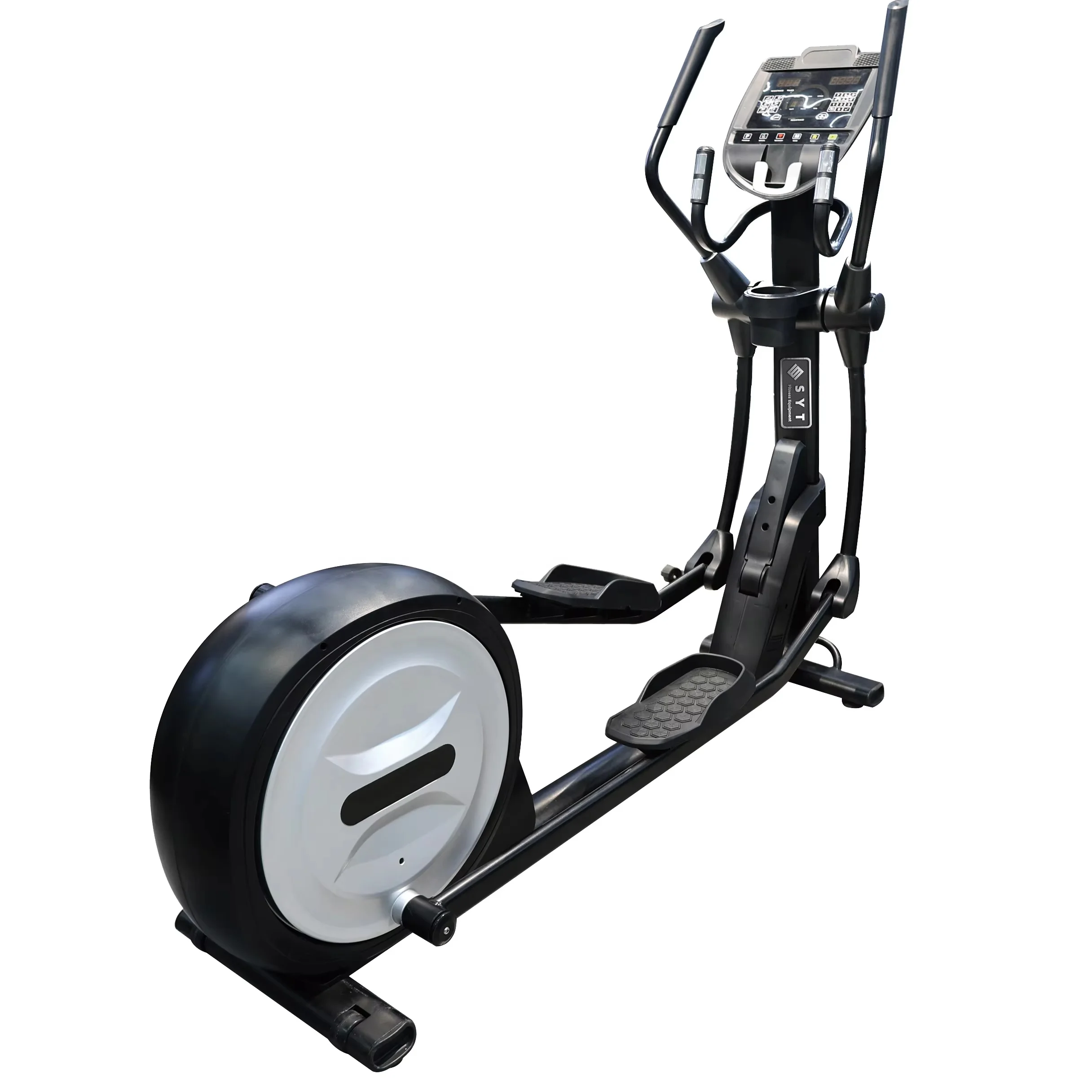 &c Commercial Elliptical Cross Trainer Machine with Electric Method Adjustable Incline Resistance Levels for Health Clubs