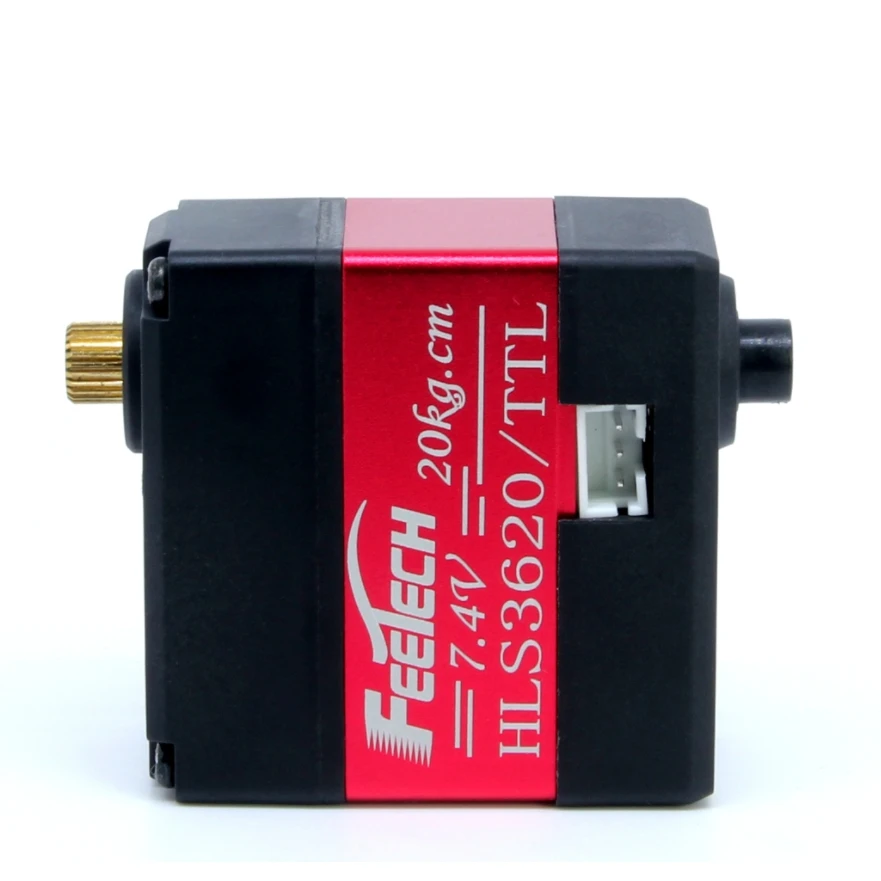 HLS3620 Controllo della posizione della corrente di velocità 8,4 V 25,5 kg TTL Coreless Doppio albero Servo Robot Giunto Attuatore Plastica"