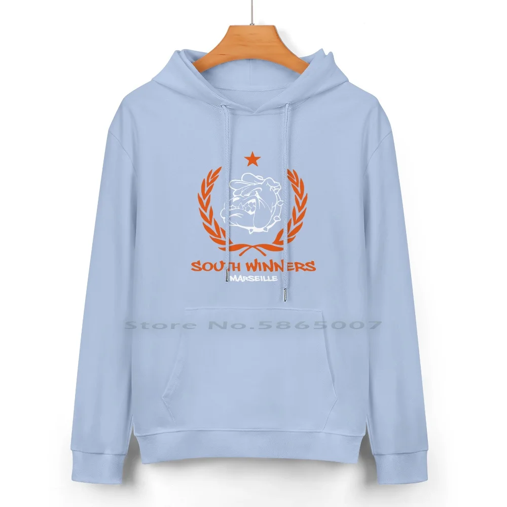 South Winners Marseille Pure Cotton Hoodie Sweater 24 Colors Marsiglia France Francais Allez Om Les Phoceens Marseille Fans