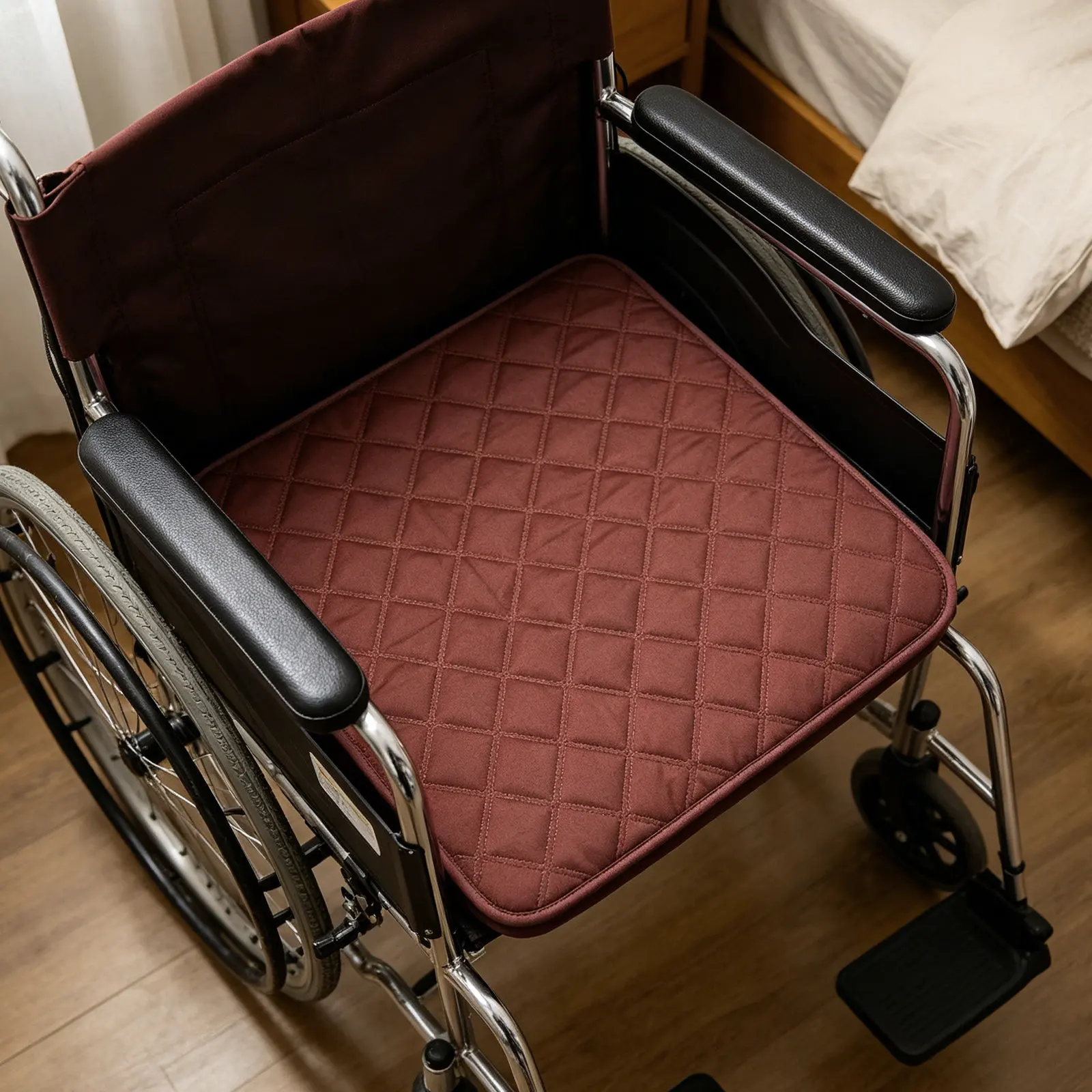Absorbent Waterproof Incontinence Seat Protector 22x21 Washable Non-Slip Chair Pad for Wheelchairs Recliners Car Seats Adults