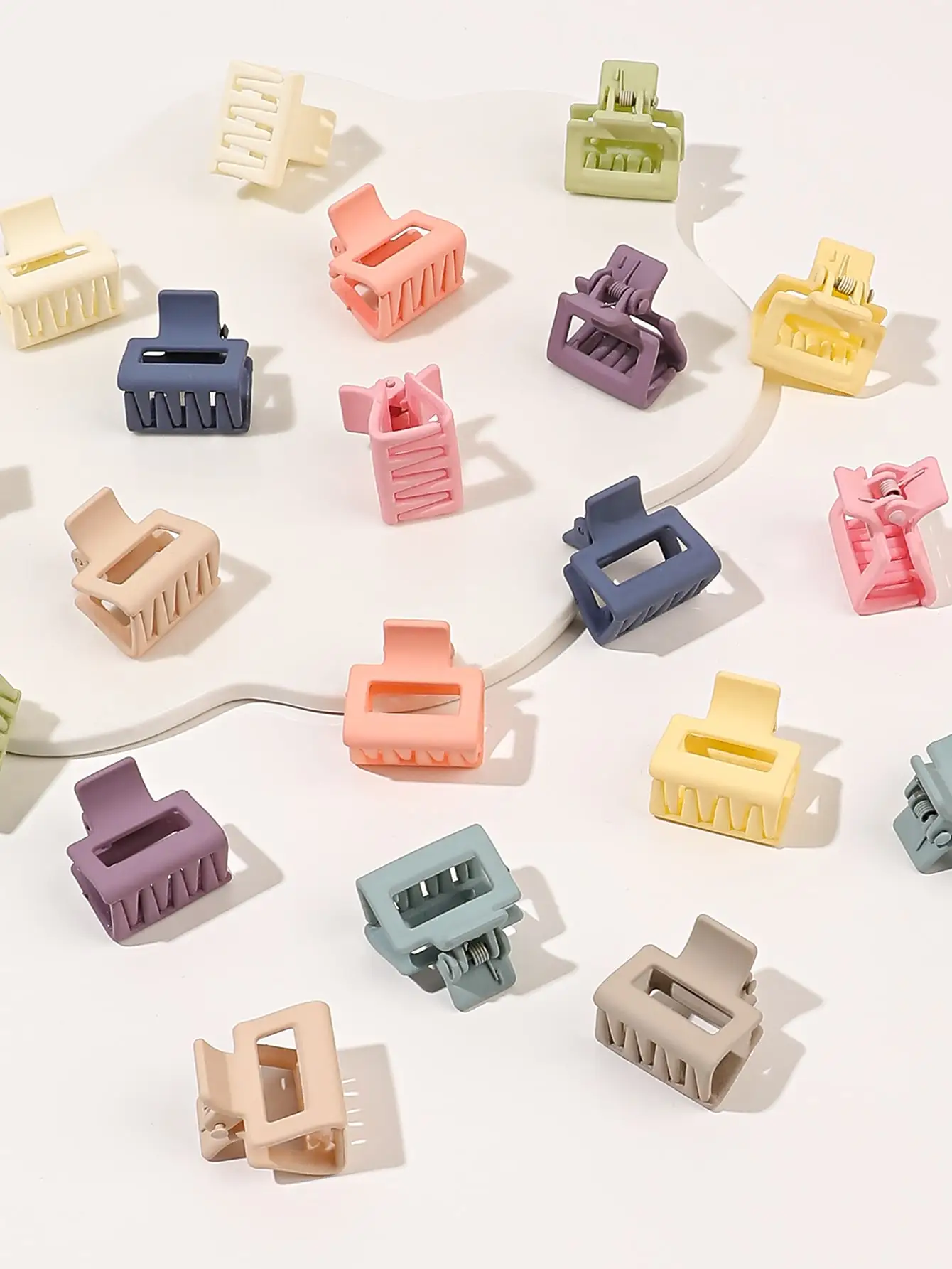20 Stück mehrfarbige gemischte Packung kleine Haarklammern, niedliche Haarspangen, Haar-Accessoires für Frauen und Mädchen, Pony, perfekt für den täglichen Gebrauch – Detail 4
