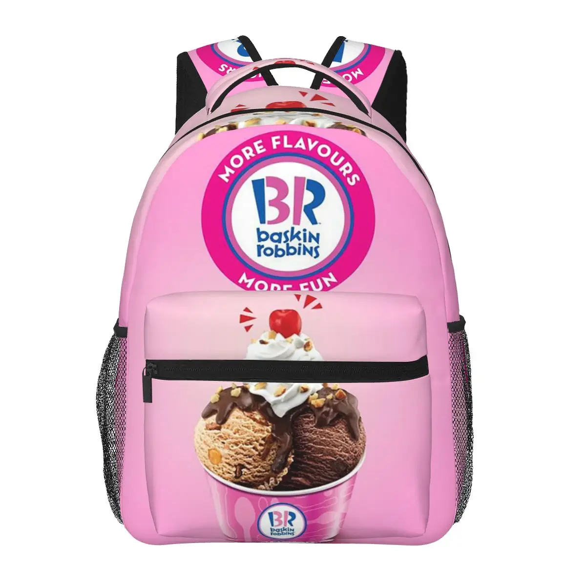 

Рюкзак Baskin Robbins с мороженым, Лидер продаж, рюкзак большой емкости, детская сумка для книг, школьная сумка, сумки на плечо для мужчин и женщин